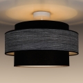 Surface-mounted chandelier GRACE 1xE27/60W/230V d. 40 cm black/grey