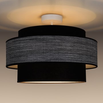 Surface-mounted chandelier GRACE 1xE27/60W/230V d. 40 cm black/grey