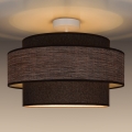 Surface-mounted chandelier GRACE 1xE27/60W/230V d. 40 cm brown/beige