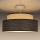 Surface-mounted chandelier GRACE 1xE27/60W/230V d. 40 cm creamy/brown