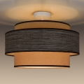 Surface-mounted chandelier GRACE 1xE27/60W/230V d. 40 cm creamy/brown
