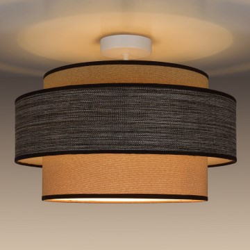Surface-mounted chandelier GRACE 1xE27/60W/230V d. 40 cm creamy/brown