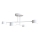 Surface-mounted chandelier HALO 4xGX53/10W/230V white