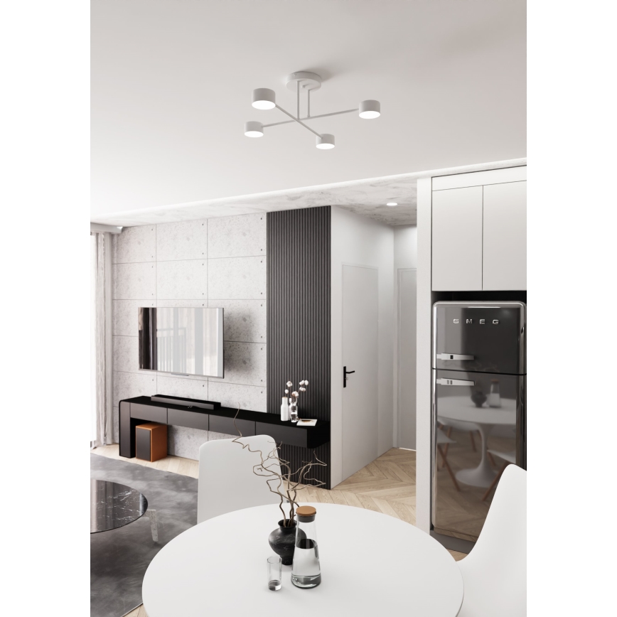 Surface-mounted chandelier HALO 4xGX53/10W/230V white