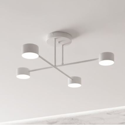Surface-mounted chandelier HALO 4xGX53/10W/230V white