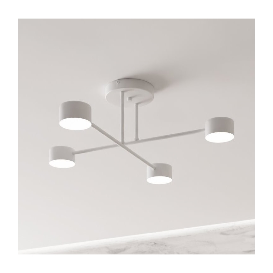 Surface-mounted chandelier HALO 4xGX53/10W/230V white