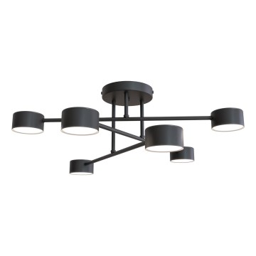 Surface-mounted chandelier HALO 6xGX53/8W/230V black