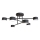 Surface-mounted chandelier HALO 6xGX53/8W/230V black