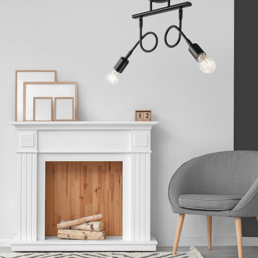 Surface-mounted chandelier HARRY 2xE27/60W/230V