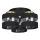 Surface-mounted chandelier HAVARD 3xE27/60W/230V black/brass