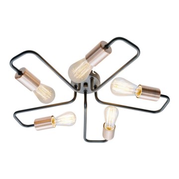 Surface-mounted chandelier HERPE 5xE27/60W/230V