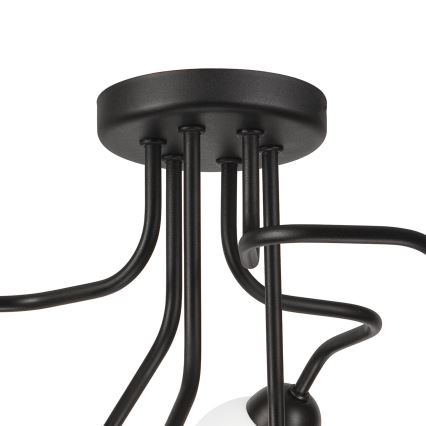 Surface-mounted chandelier HOLLY 6xG9/5W/230V black