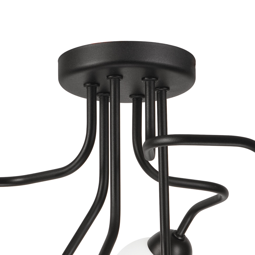 Surface-mounted chandelier HOLLY 6xG9/5W/230V black