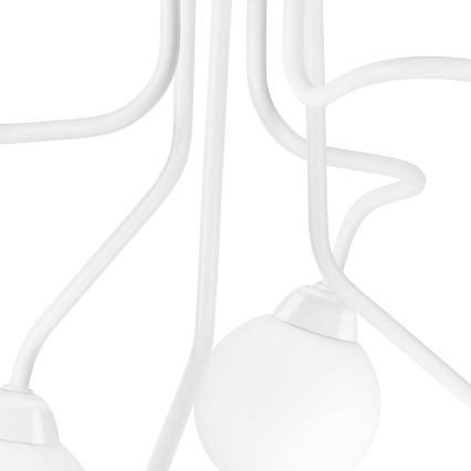 Surface-mounted chandelier HOLLY 6xG9/5W/230V white