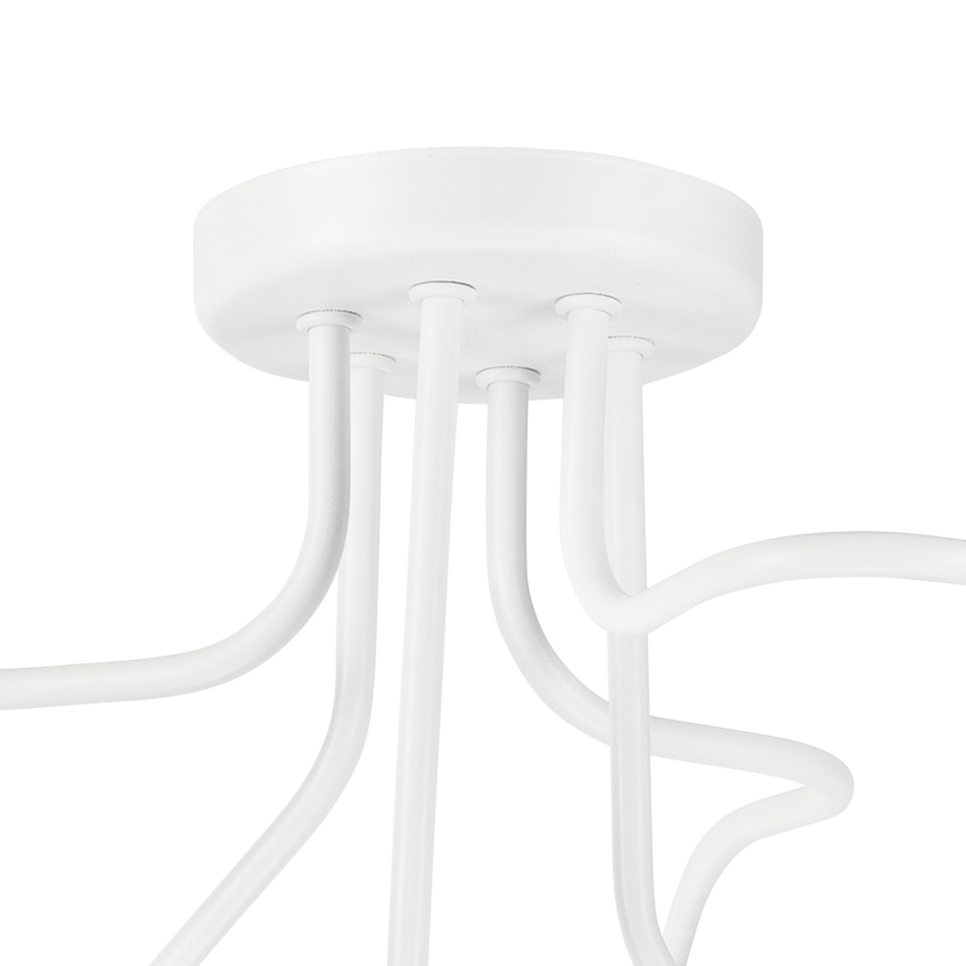 Surface-mounted chandelier HOLLY 6xG9/5W/230V white