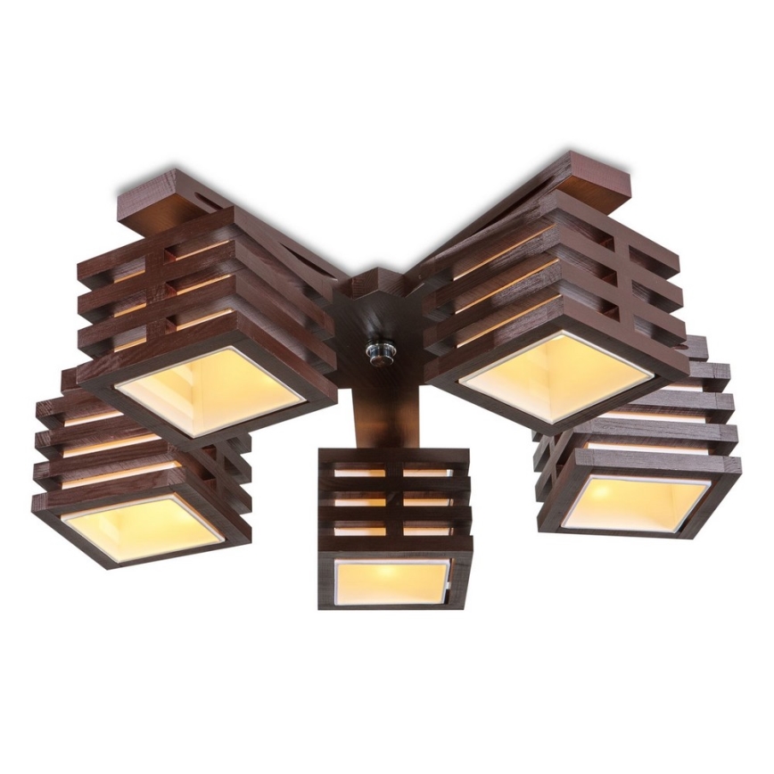 Surface-mounted chandelier HOUSTON 5xE27/40W/230V