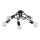 Surface-mounted chandelier INTER 5xE27/15W/230V black