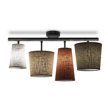 Surface-mounted chandelier JAZZ 4xE14/40W/230V