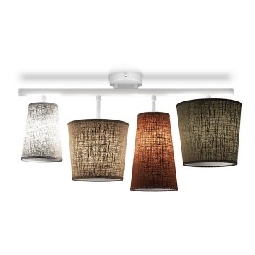 Surface-mounted chandelier JAZZ 4xE14/40W/230V