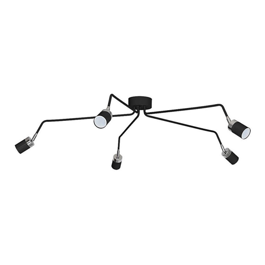 Surface-mounted chandelier JOKER 5xGU10/25W/230V black