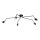 Surface-mounted chandelier JOKER 5xGU10/25W/230V black