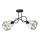 Surface-mounted chandelier KARO 2xE27/15W/230V black