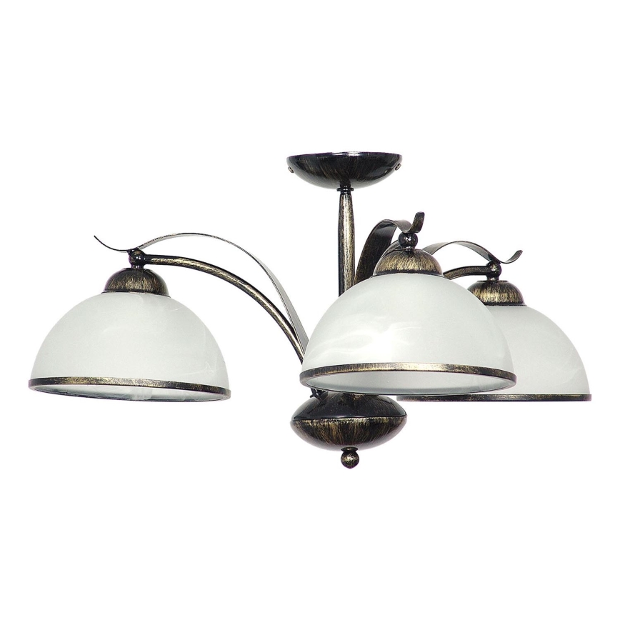 Surface-mounted chandelier KORFU 3xE27/60W/230V