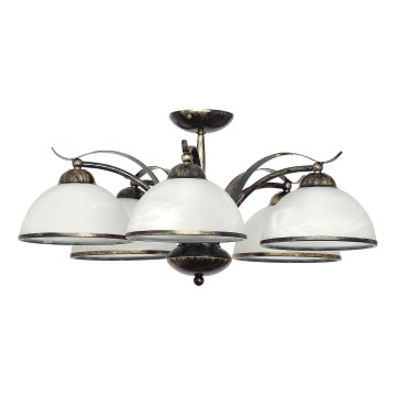 Surface-mounted chandelier KORFU 5xE27/60W/230V