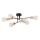 Surface-mounted chandelier LA-STENA 6xE27/15W/230V beige/black