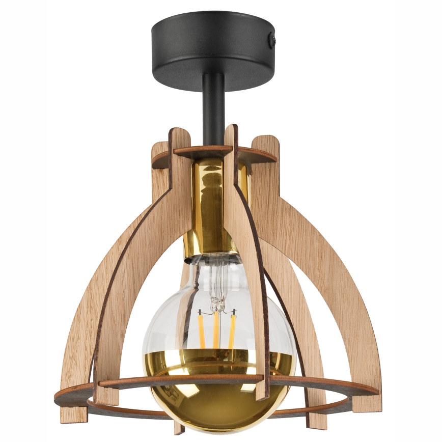 Surface-mounted chandelier LANDO 1xE27/15W/230V d. 21 cm oak