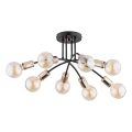 Surface-mounted chandelier LANTI 8xE27/15W/230V gold/black