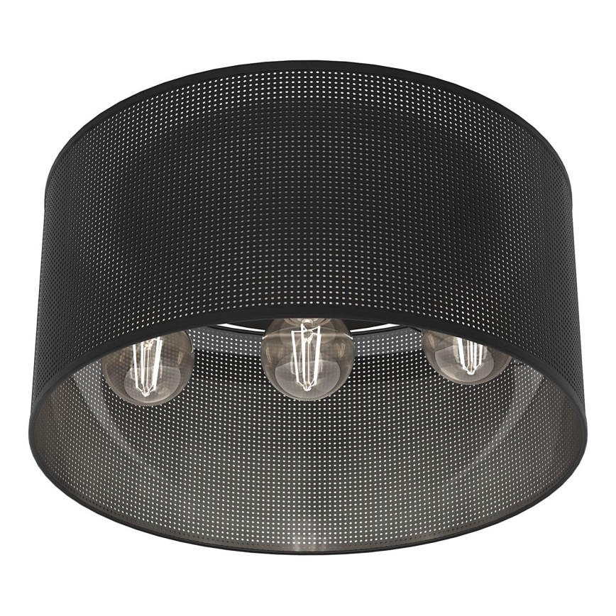 Surface-mounted chandelier LOFT SHADE 3xE27/60W/230V black