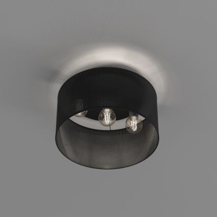 Surface-mounted chandelier LOFT SHADE 3xE27/60W/230V black