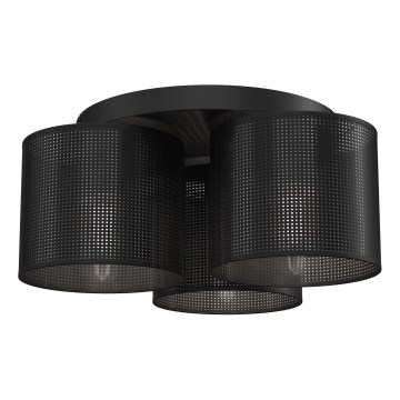 Surface-mounted chandelier LOFT SHADE 3xE27/60W/230V black