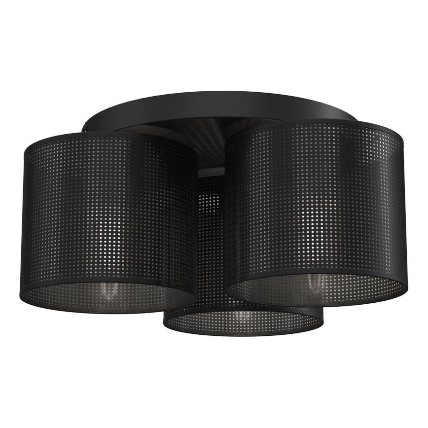 Surface-mounted chandelier LOFT SHADE 3xE27/60W/230V black