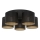 Surface-mounted chandelier LOFT SHADE 5xE27/60W/230V black/gold