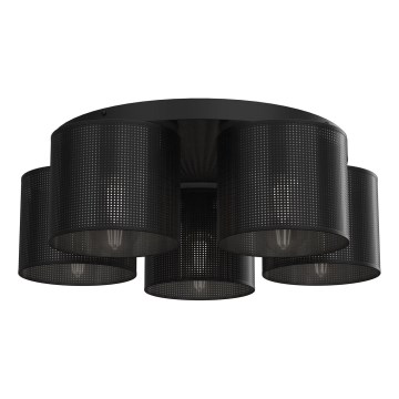 Surface-mounted chandelier LOFT SHADE 5xE27/60W/230V black