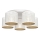 Surface-mounted chandelier LOFT SHADE 5xE27/60W/230V white/gold