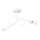 Surface-mounted chandelier LOOP 2xE27/15W/230V white