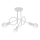 Surface-mounted chandelier LOOP 3xE27/15W/230V white