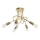 Surface-mounted chandelier LOOP 5xE27/15W/230V gold