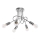 Surface-mounted chandelier LOOP 5xE27/15W/230V shiny chrome