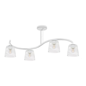 Surface-mounted chandelier LUCEA 4xE27/15W/230V white