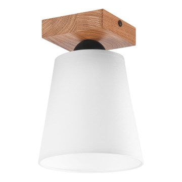 Surface-mounted chandelier LULA 1xE27/60W/230V oak