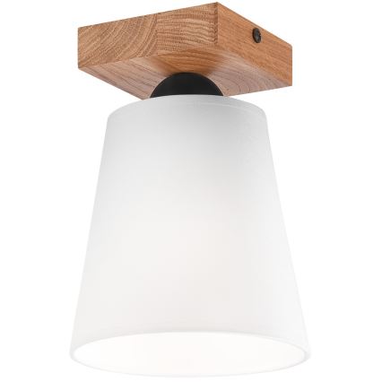 Surface-mounted chandelier LULA 1xE27/60W/230V oak