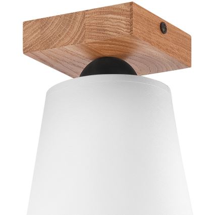 Surface-mounted chandelier LULA 1xE27/60W/230V oak