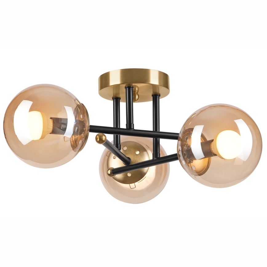 Surface-mounted chandelier MALENA 3xE14/5W/230V beige