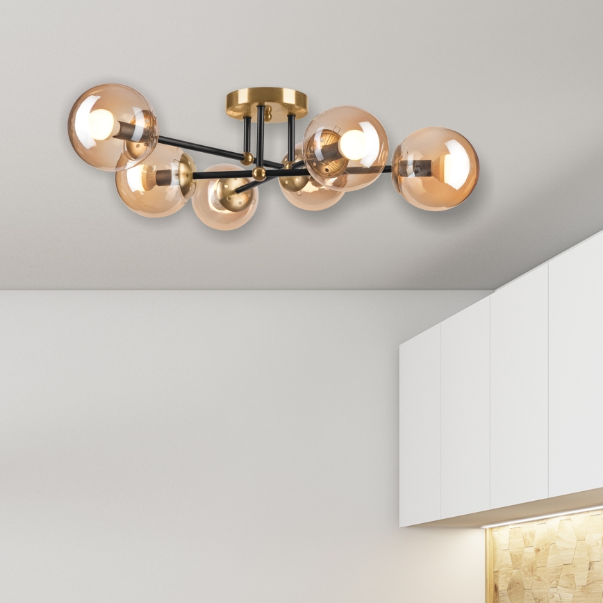 Surface-mounted chandelier MALENA 6xE14/5W/230V
