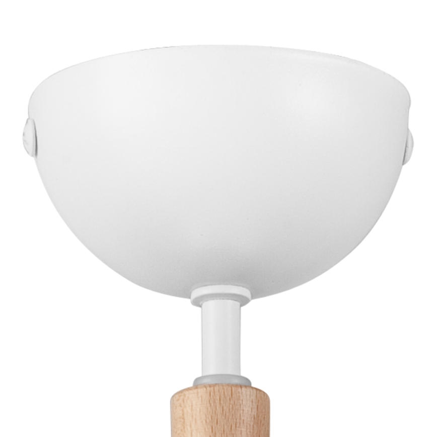 Surface-mounted chandelier MARCELLO 3xE27/60W/230V beech - FSC certified