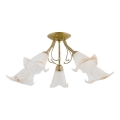 Surface-mounted chandelier MARCELLO 5xE14/10W/230V gold